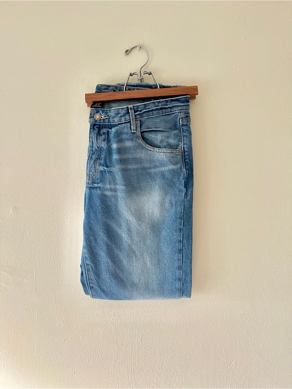 Wildfox Light Blue Boyfriend Denim 12 / 31 Heavyweight Soft Jeans